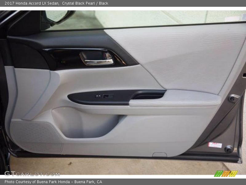 Crystal Black Pearl / Black 2017 Honda Accord LX Sedan