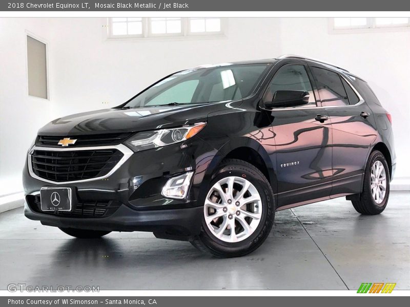 Mosaic Black Metallic / Jet Black 2018 Chevrolet Equinox LT