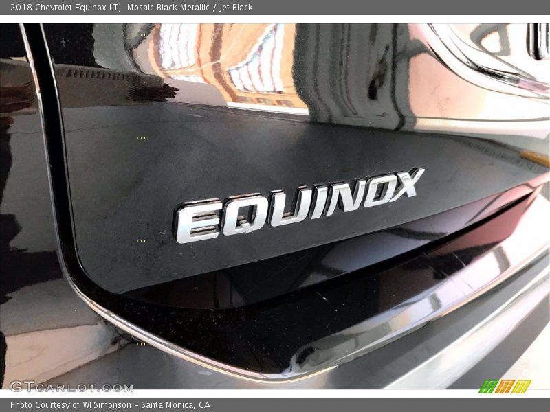 Mosaic Black Metallic / Jet Black 2018 Chevrolet Equinox LT
