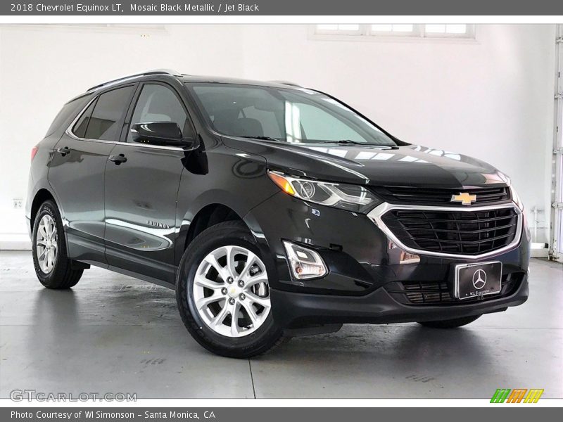 Mosaic Black Metallic / Jet Black 2018 Chevrolet Equinox LT