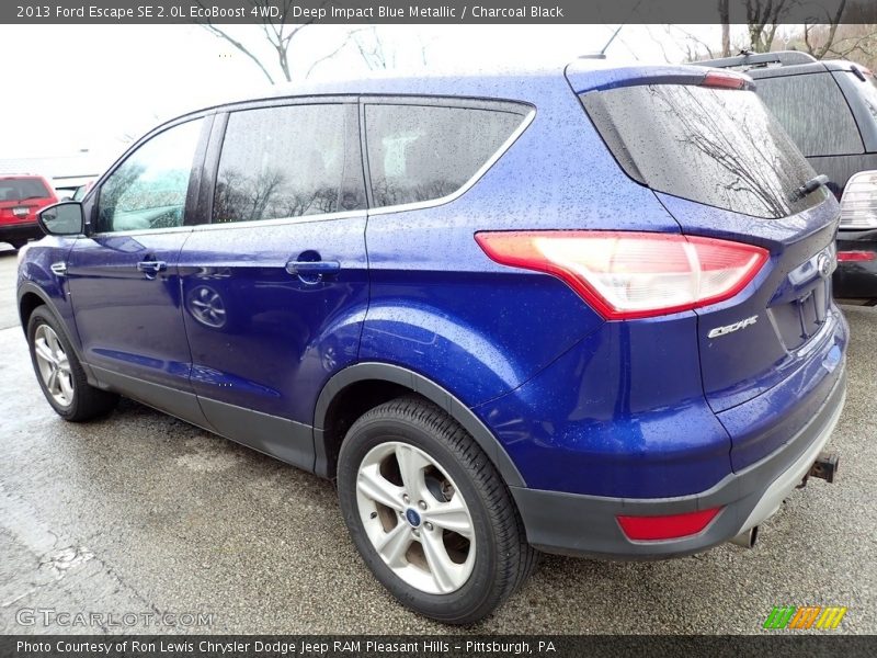 Deep Impact Blue Metallic / Charcoal Black 2013 Ford Escape SE 2.0L EcoBoost 4WD
