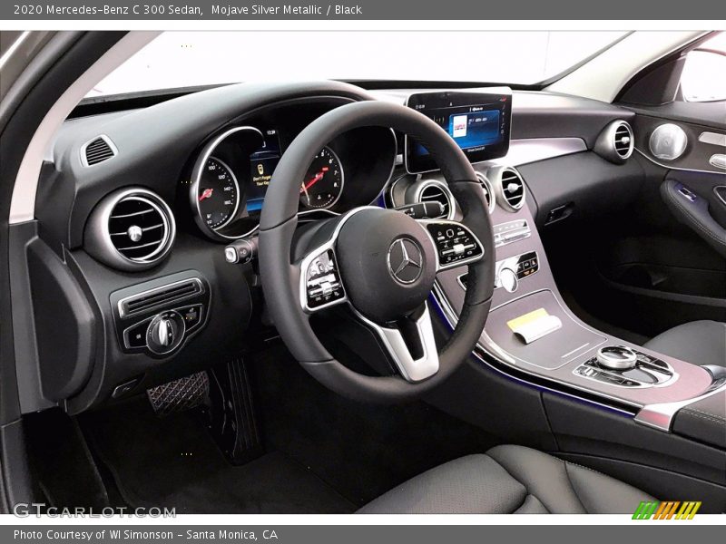 Mojave Silver Metallic / Black 2020 Mercedes-Benz C 300 Sedan