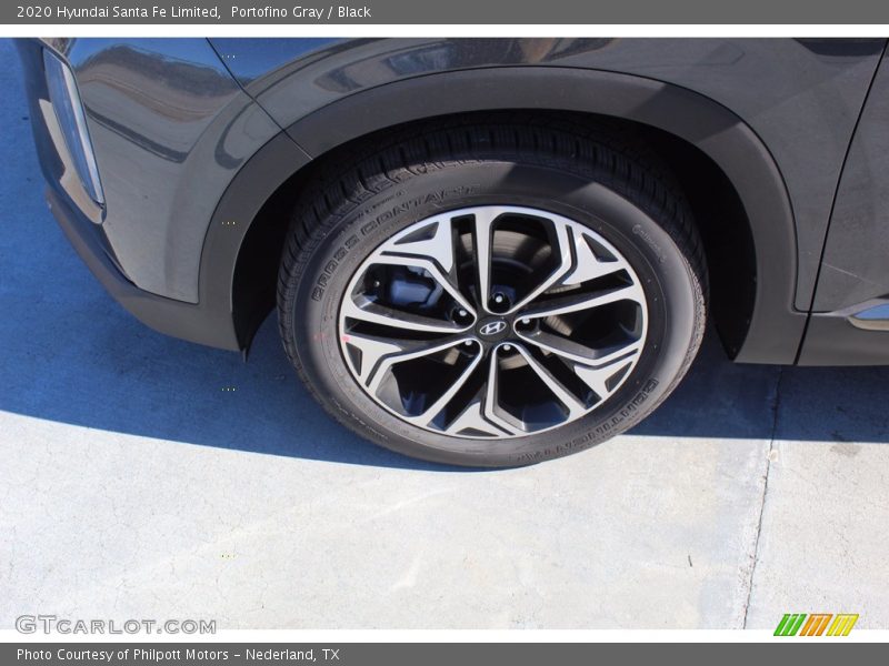 Portofino Gray / Black 2020 Hyundai Santa Fe Limited
