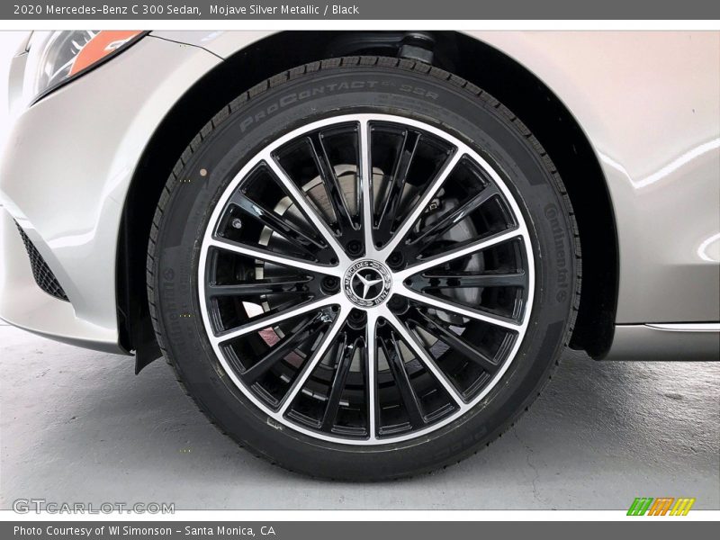 Mojave Silver Metallic / Black 2020 Mercedes-Benz C 300 Sedan