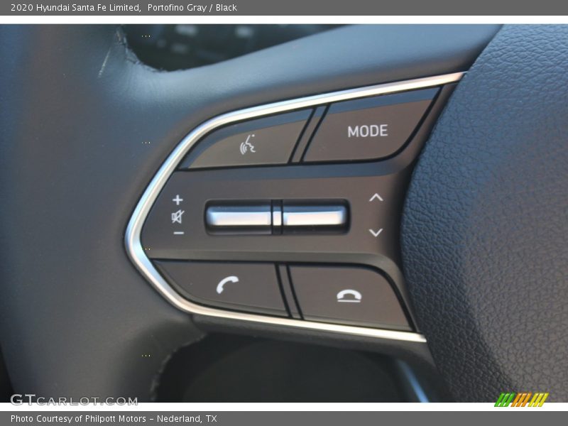 Portofino Gray / Black 2020 Hyundai Santa Fe Limited