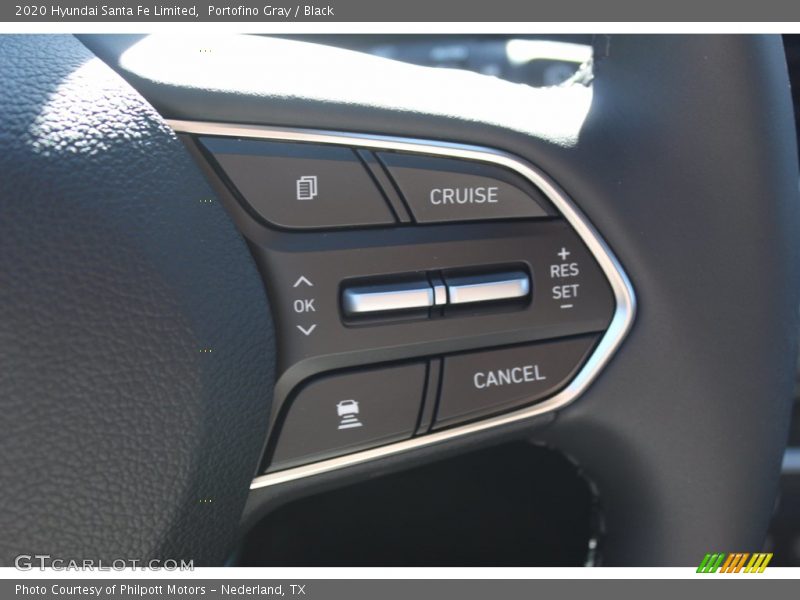 Portofino Gray / Black 2020 Hyundai Santa Fe Limited