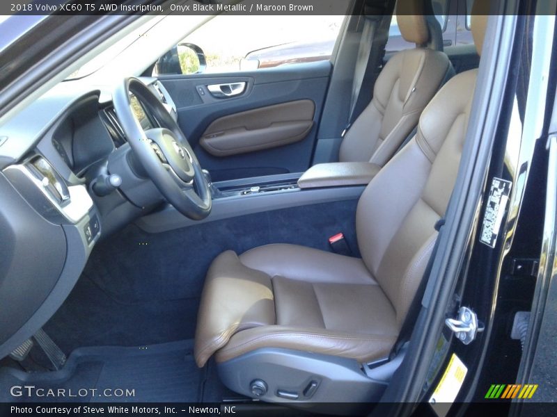 Front Seat of 2018 XC60 T5 AWD Inscription
