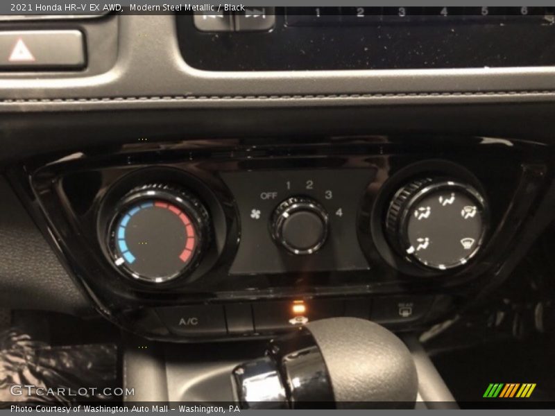 Modern Steel Metallic / Black 2021 Honda HR-V EX AWD