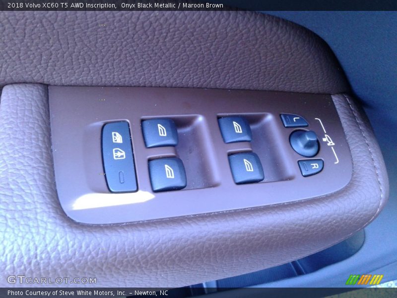 Onyx Black Metallic / Maroon Brown 2018 Volvo XC60 T5 AWD Inscription