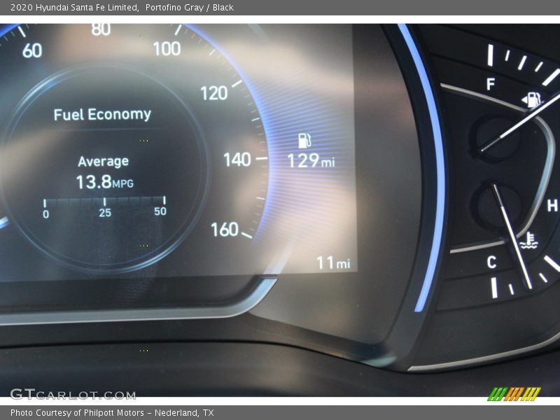 Portofino Gray / Black 2020 Hyundai Santa Fe Limited