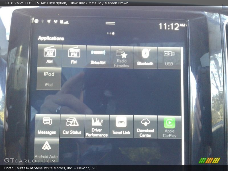 Onyx Black Metallic / Maroon Brown 2018 Volvo XC60 T5 AWD Inscription
