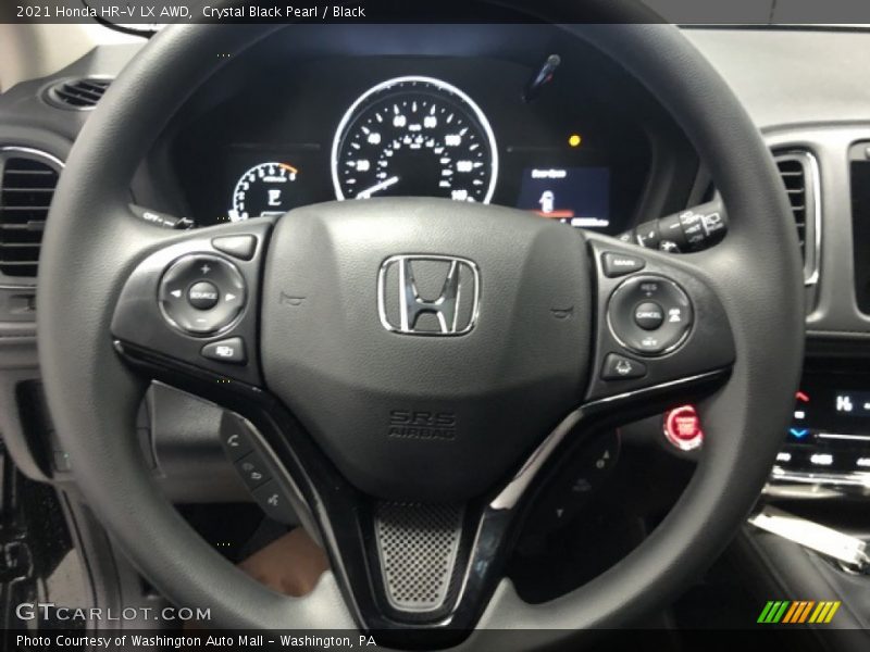 Crystal Black Pearl / Black 2021 Honda HR-V LX AWD