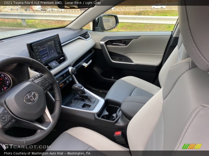 Lunar Rock / Light Gray 2021 Toyota RAV4 XLE Premium AWD