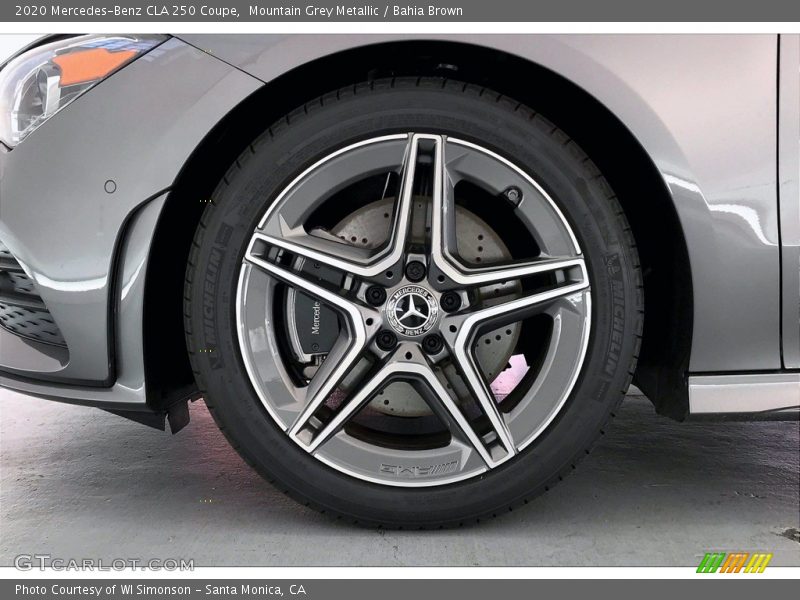 Mountain Grey Metallic / Bahia Brown 2020 Mercedes-Benz CLA 250 Coupe