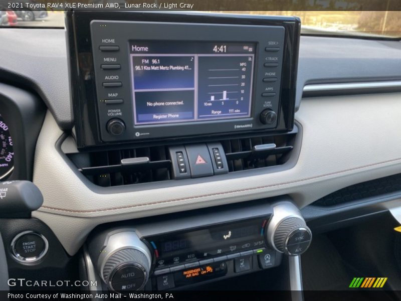 Controls of 2021 RAV4 XLE Premium AWD