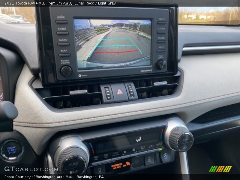 Controls of 2021 RAV4 XLE Premium AWD