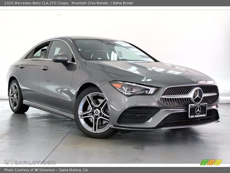 Mountain Grey Metallic / Bahia Brown 2020 Mercedes-Benz CLA 250 Coupe