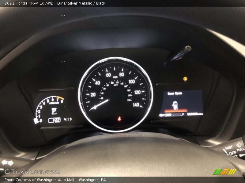 Lunar Silver Metallic / Black 2021 Honda HR-V EX AWD