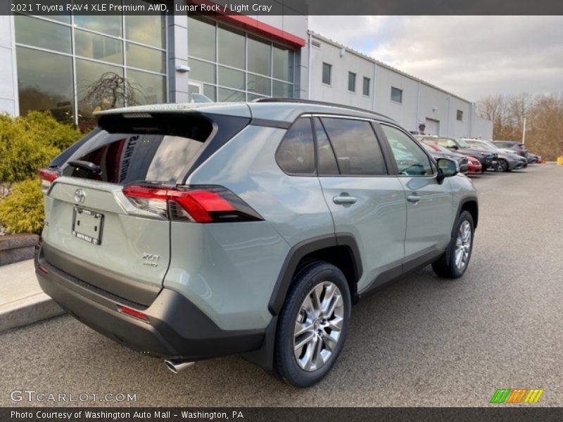 Lunar Rock / Light Gray 2021 Toyota RAV4 XLE Premium AWD
