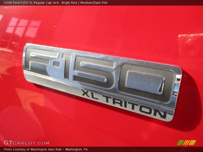 Bright Red / Medium/Dark Flint 2008 Ford F150 XL Regular Cab 4x4