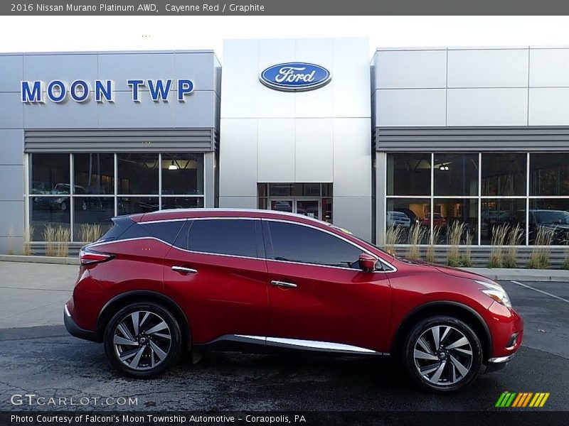 Cayenne Red / Graphite 2016 Nissan Murano Platinum AWD