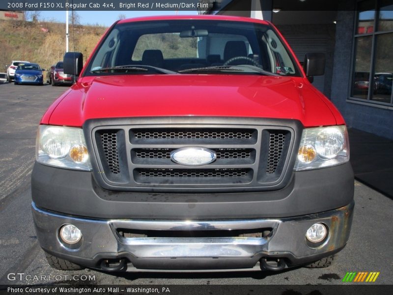 Bright Red / Medium/Dark Flint 2008 Ford F150 XL Regular Cab 4x4