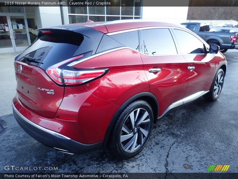 Cayenne Red / Graphite 2016 Nissan Murano Platinum AWD