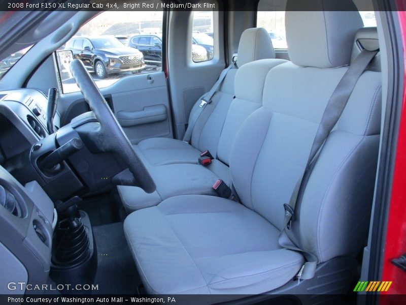 Bright Red / Medium/Dark Flint 2008 Ford F150 XL Regular Cab 4x4
