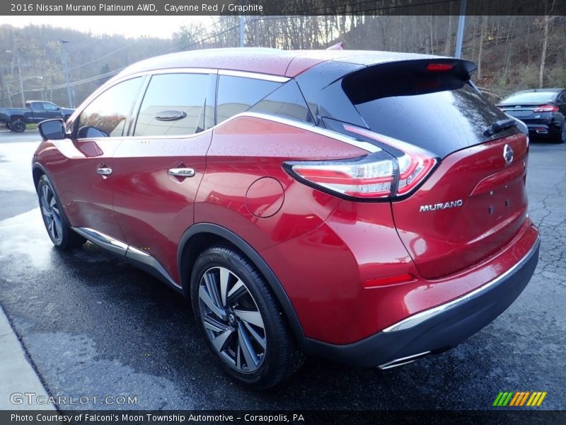 Cayenne Red / Graphite 2016 Nissan Murano Platinum AWD