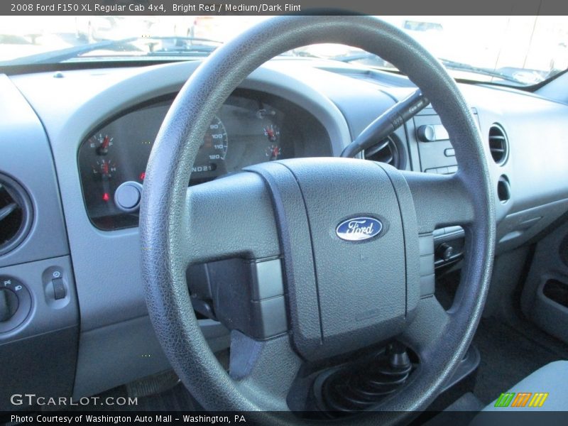 Bright Red / Medium/Dark Flint 2008 Ford F150 XL Regular Cab 4x4
