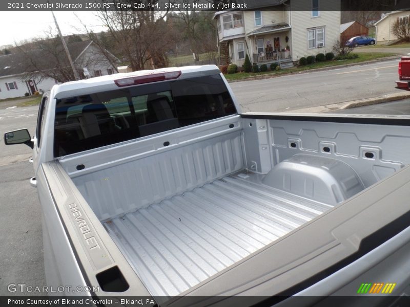 Silver Ice Metallic / Jet Black 2021 Chevrolet Silverado 1500 RST Crew Cab 4x4