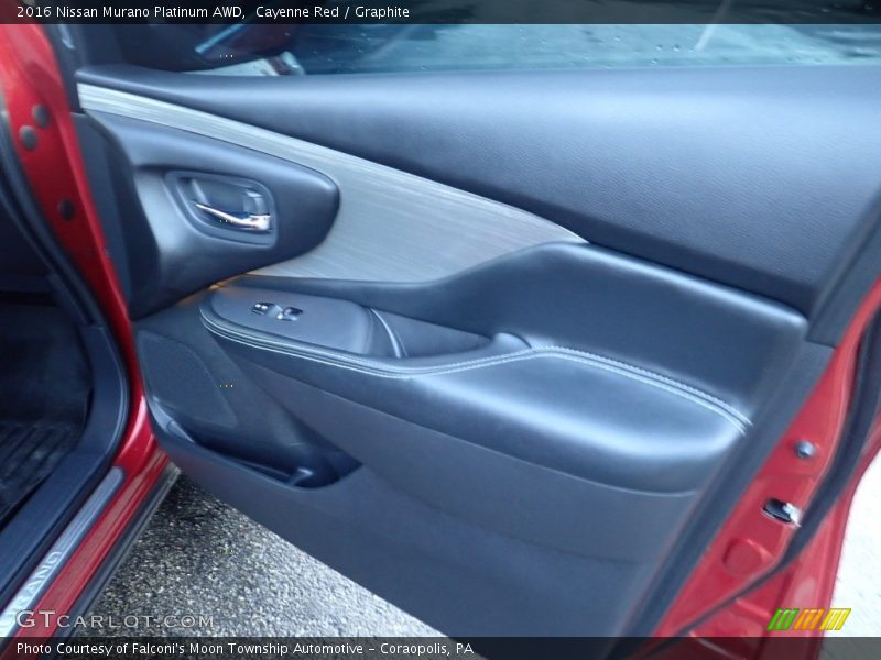 Cayenne Red / Graphite 2016 Nissan Murano Platinum AWD