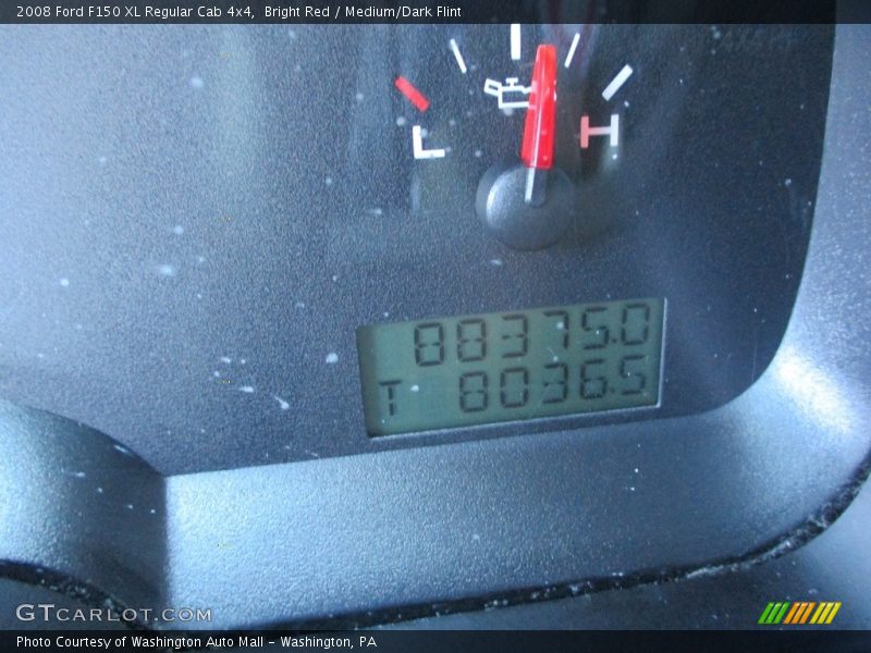Bright Red / Medium/Dark Flint 2008 Ford F150 XL Regular Cab 4x4