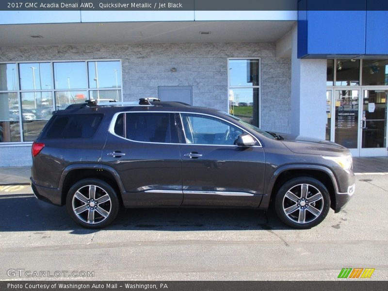 Quicksilver Metallic / Jet Black 2017 GMC Acadia Denali AWD