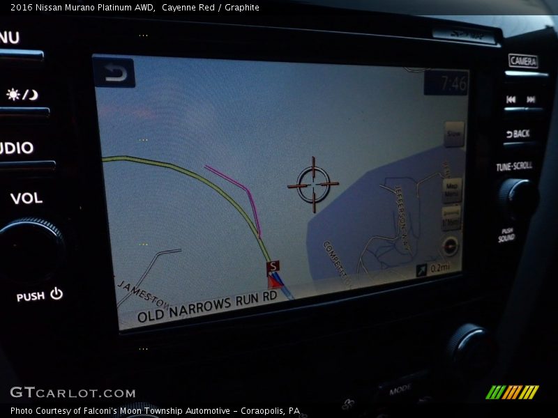 Cayenne Red / Graphite 2016 Nissan Murano Platinum AWD