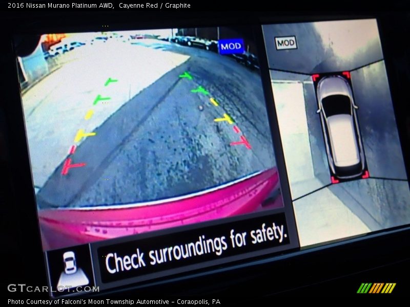 Cayenne Red / Graphite 2016 Nissan Murano Platinum AWD
