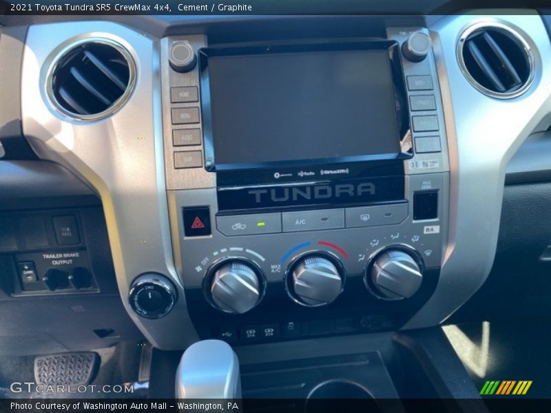 Controls of 2021 Tundra SR5 CrewMax 4x4