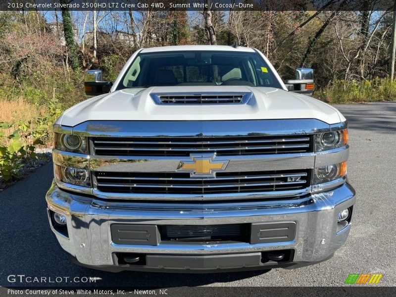 Summit White / Cocoa/­Dune 2019 Chevrolet Silverado 2500HD LTZ Crew Cab 4WD