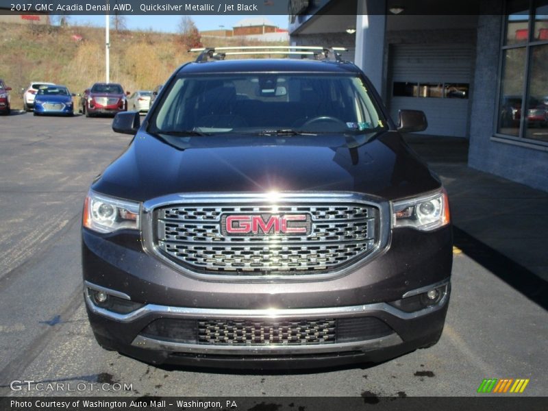 Quicksilver Metallic / Jet Black 2017 GMC Acadia Denali AWD