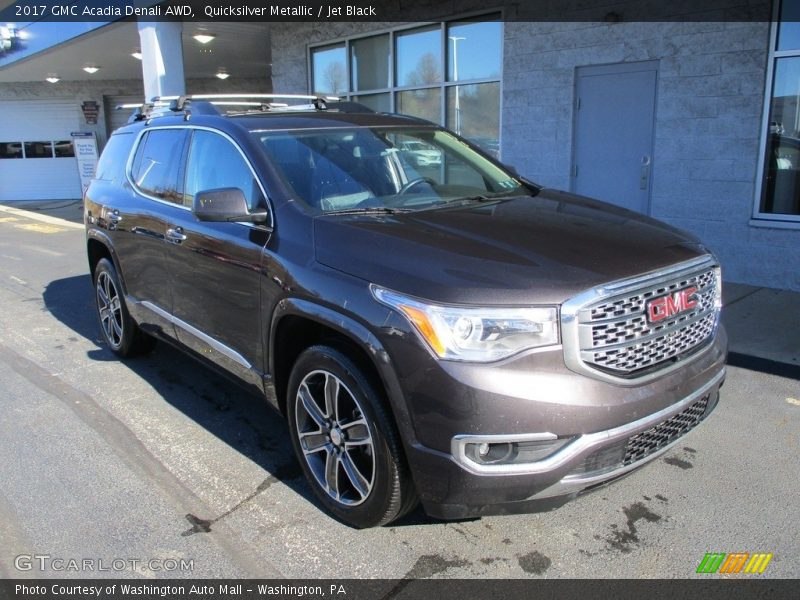 Quicksilver Metallic / Jet Black 2017 GMC Acadia Denali AWD