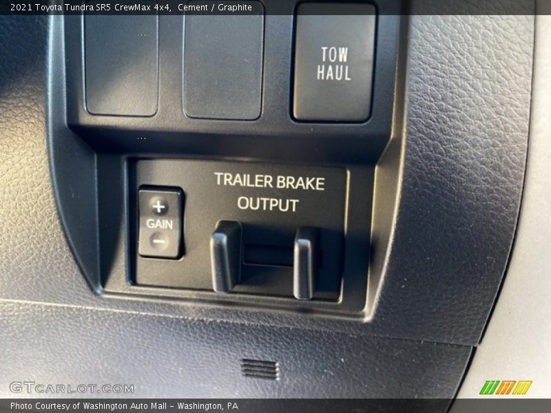 Controls of 2021 Tundra SR5 CrewMax 4x4