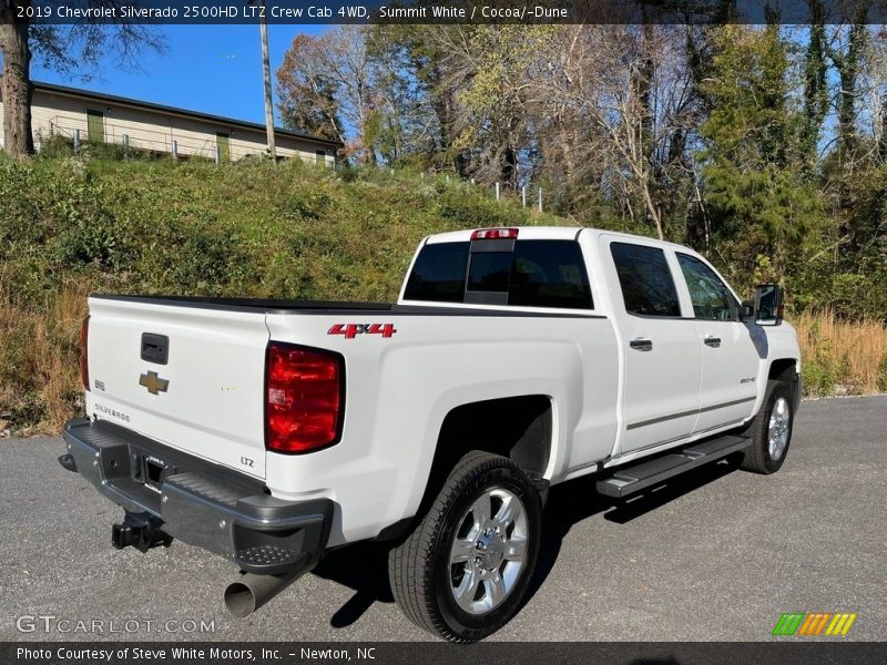 Summit White / Cocoa/­Dune 2019 Chevrolet Silverado 2500HD LTZ Crew Cab 4WD