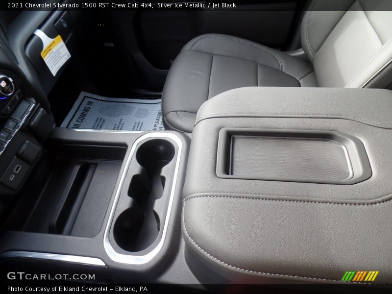 Silver Ice Metallic / Jet Black 2021 Chevrolet Silverado 1500 RST Crew Cab 4x4