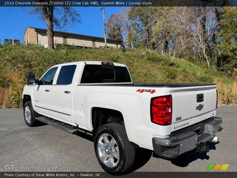 Summit White / Cocoa/­Dune 2019 Chevrolet Silverado 2500HD LTZ Crew Cab 4WD