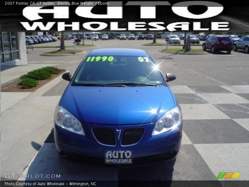 Electric Blue Metallic / Ebony 2007 Pontiac G6 GT Sedan