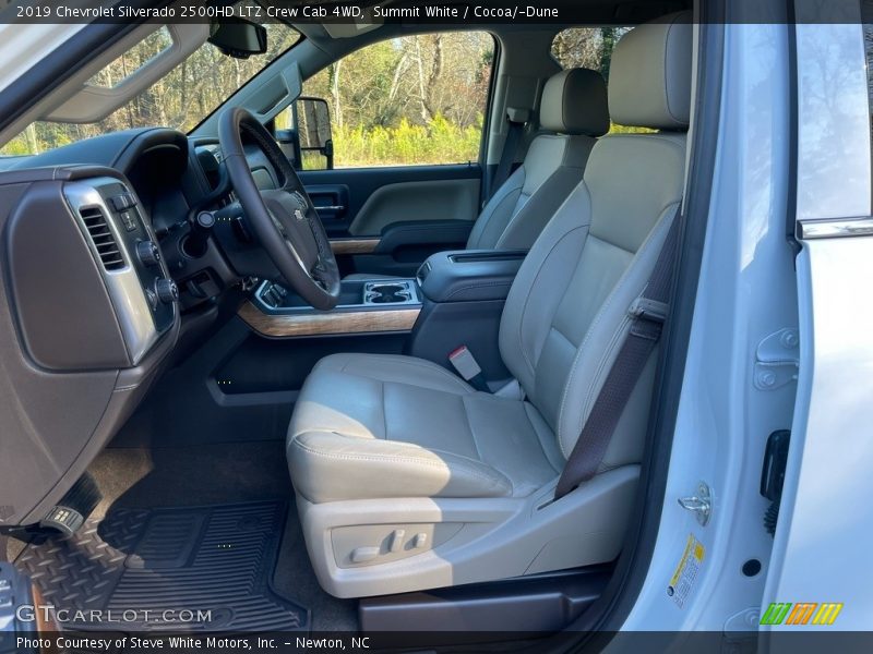 Summit White / Cocoa/­Dune 2019 Chevrolet Silverado 2500HD LTZ Crew Cab 4WD