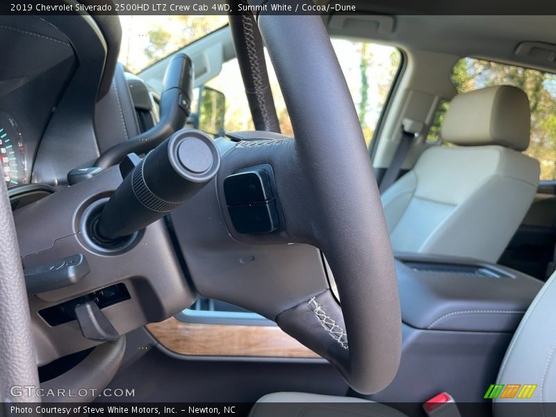 Summit White / Cocoa/­Dune 2019 Chevrolet Silverado 2500HD LTZ Crew Cab 4WD