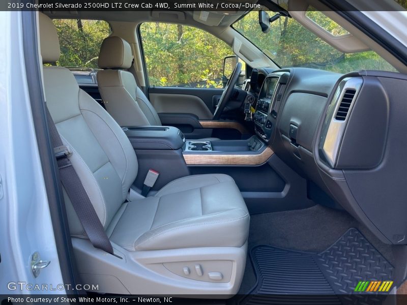 Summit White / Cocoa/­Dune 2019 Chevrolet Silverado 2500HD LTZ Crew Cab 4WD