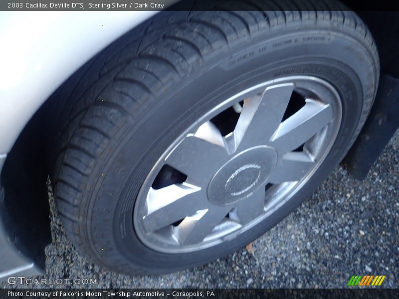 Sterling Silver / Dark Gray 2003 Cadillac DeVille DTS