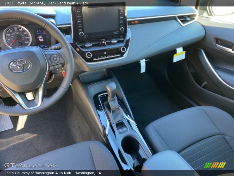Black Sand Pearl / Black 2021 Toyota Corolla SE